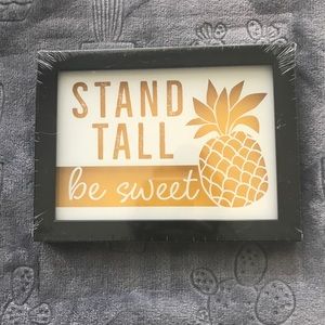 🍋 Stand Tall, Be Sweet Glass Wall Frame Decor